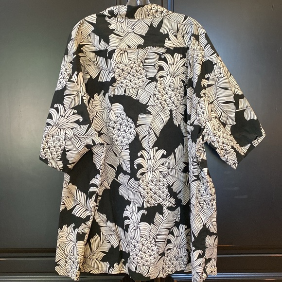 ViNTAGE BISHOP ST Aloha Shirt with PINEAPPLE Motif Size 5XL - Picture 2 of 8